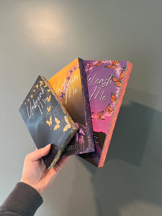 Sprayed edge book bundle preorder (complete 3 book bundle)